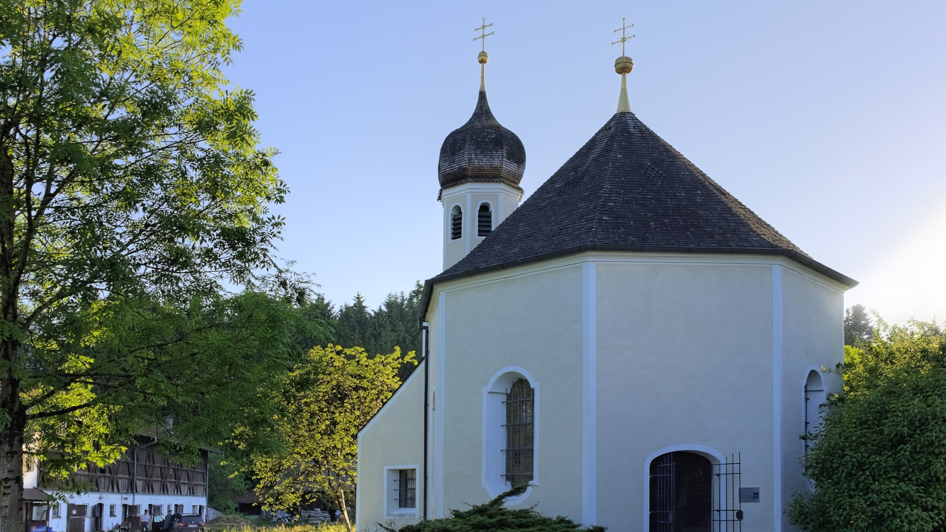 Abend an der Nikolauskapelle, © Helmut Reichelt